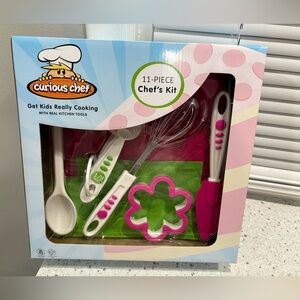 11-Piece Chef's Kit - Pink and White